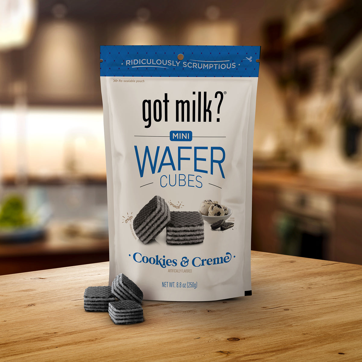 Cookies & Crème Wafer Cubes gotmilksnacks