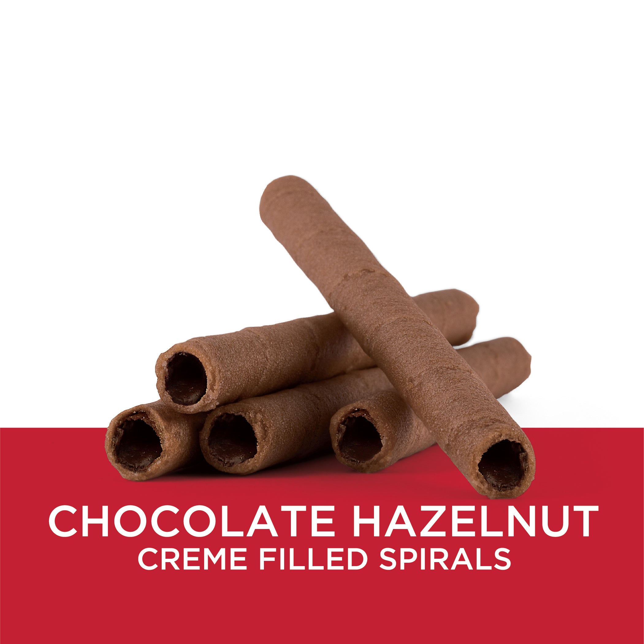 Chocolate Hazelnut Wafer Spirals