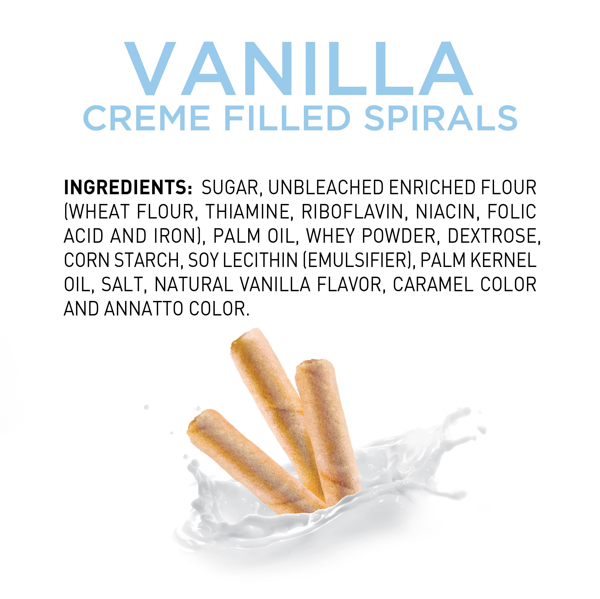 Vanilla Wafer Spirals