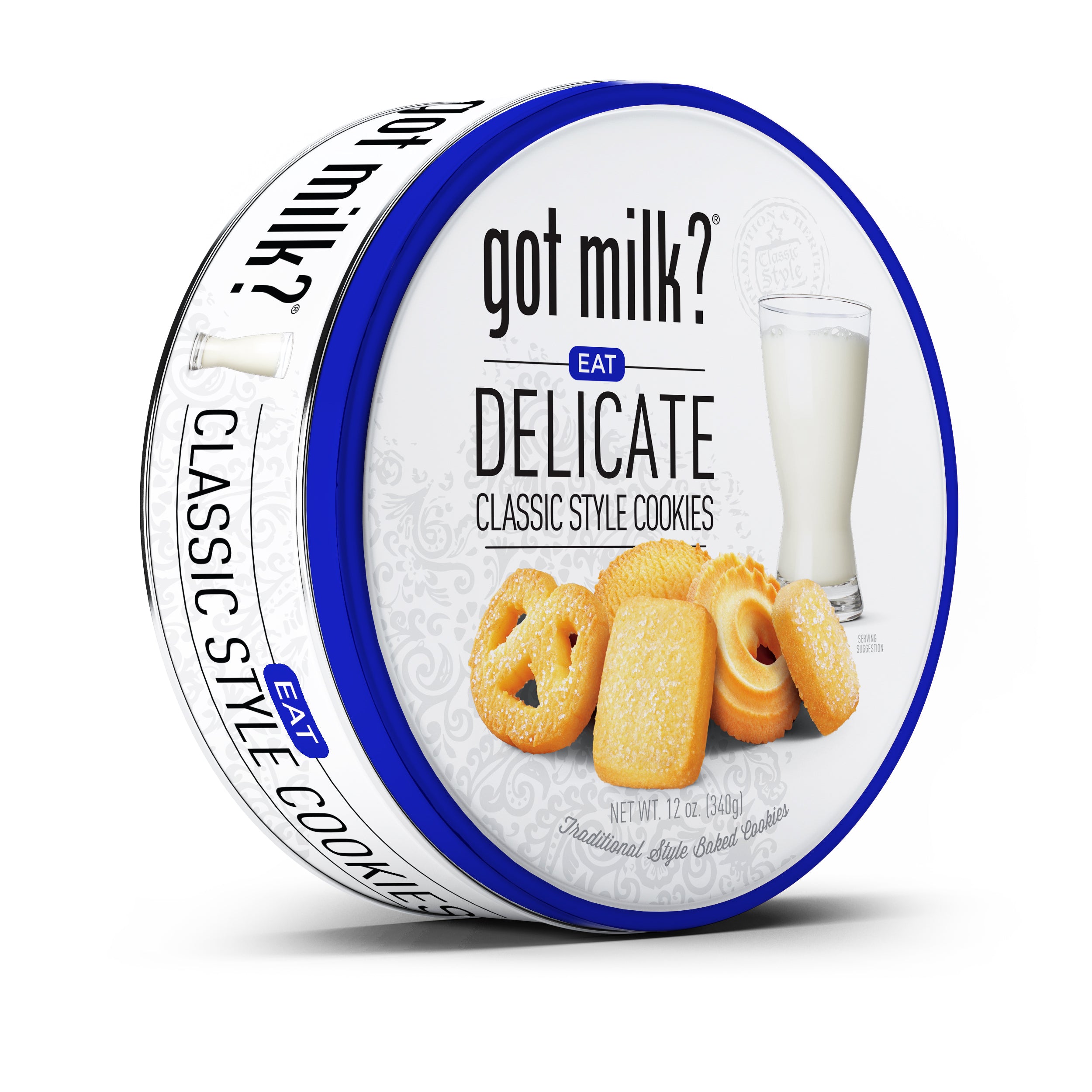 Got milk Delicate Classic Style Butter Cookies
