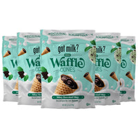 Mint Chocolate Chip Mini Waffle Cones (12 Pack)