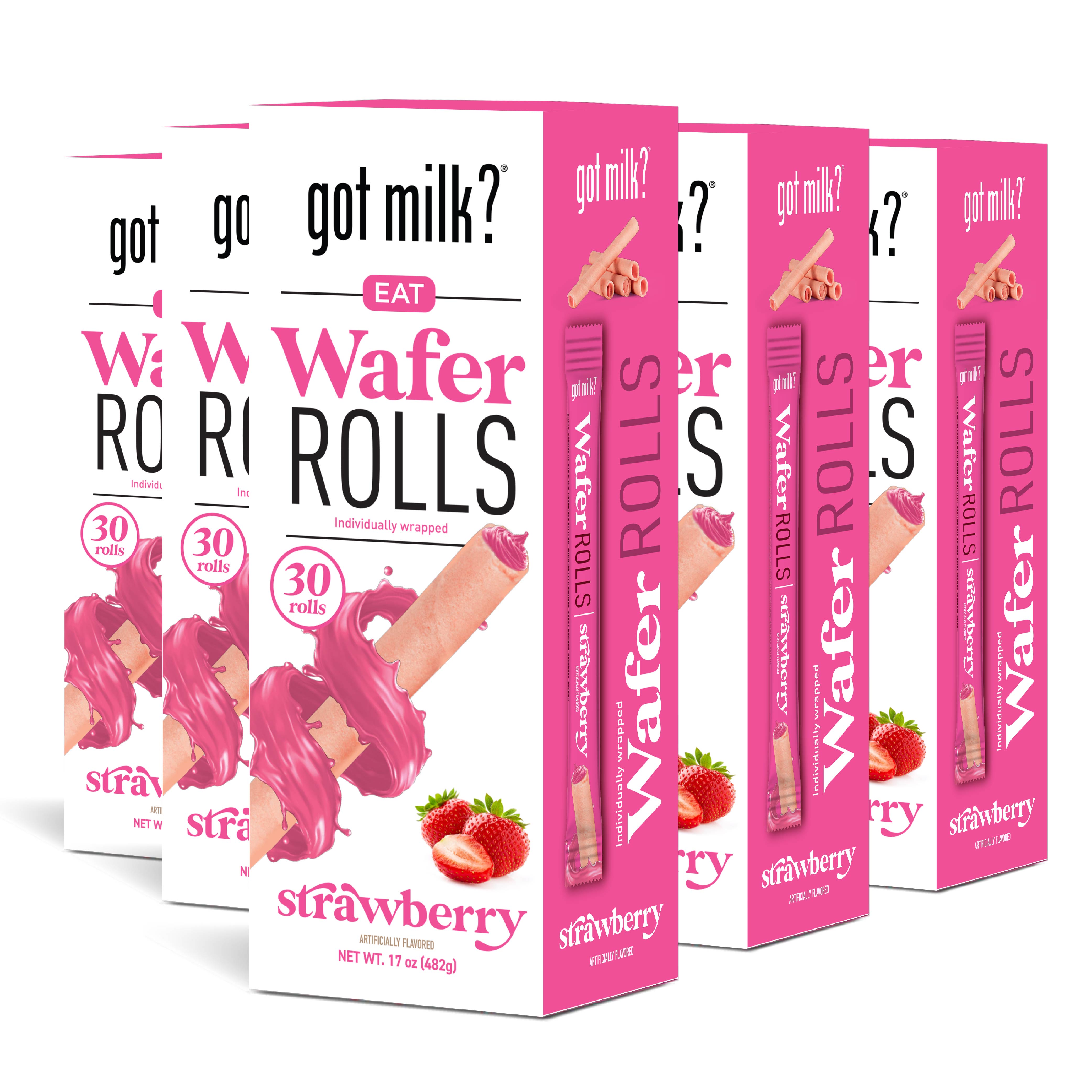 Waffer Rolls Roland Strawberry Wafer Rolls (12 Pack) – gotmilksnacks
