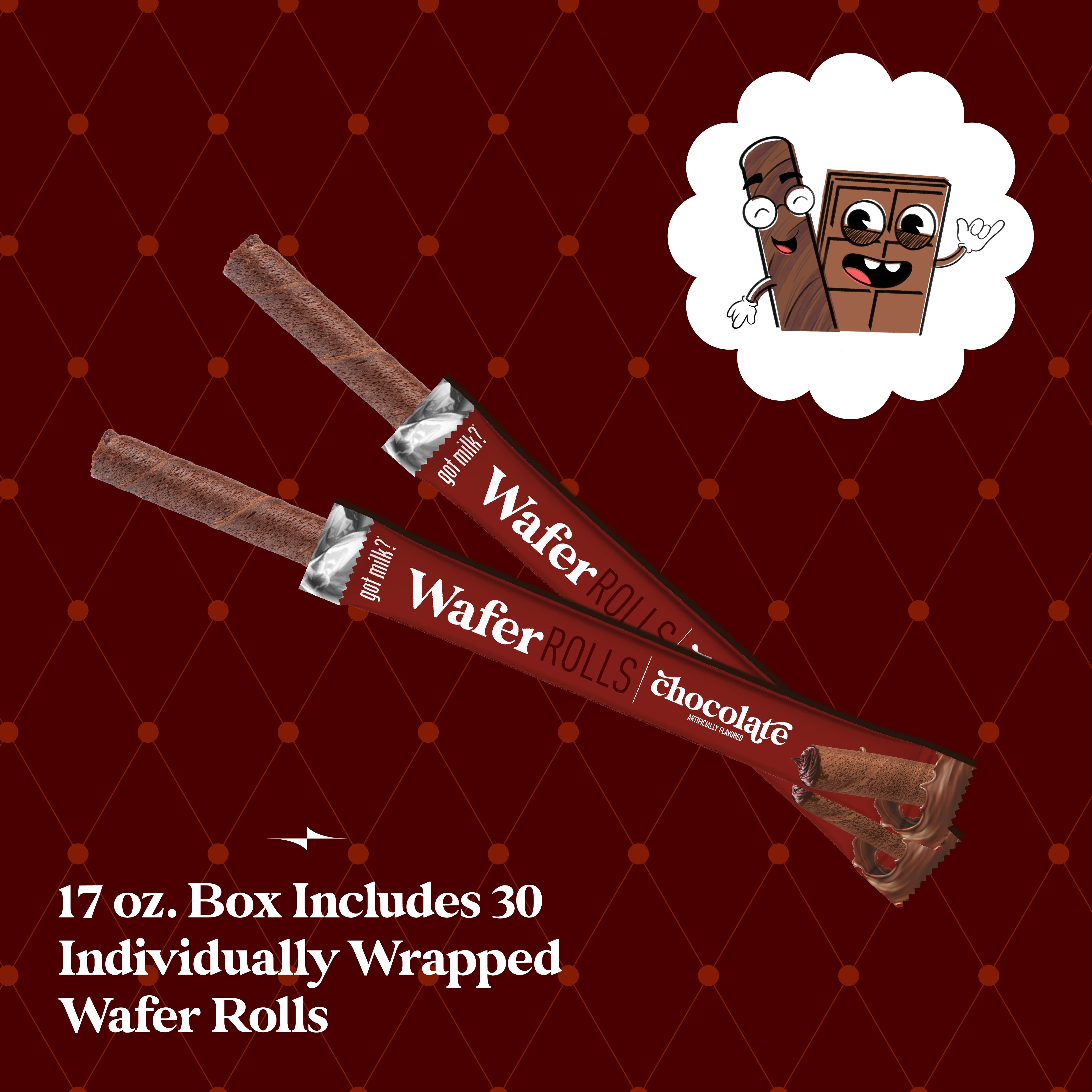 Chocolate Wafer Rolls