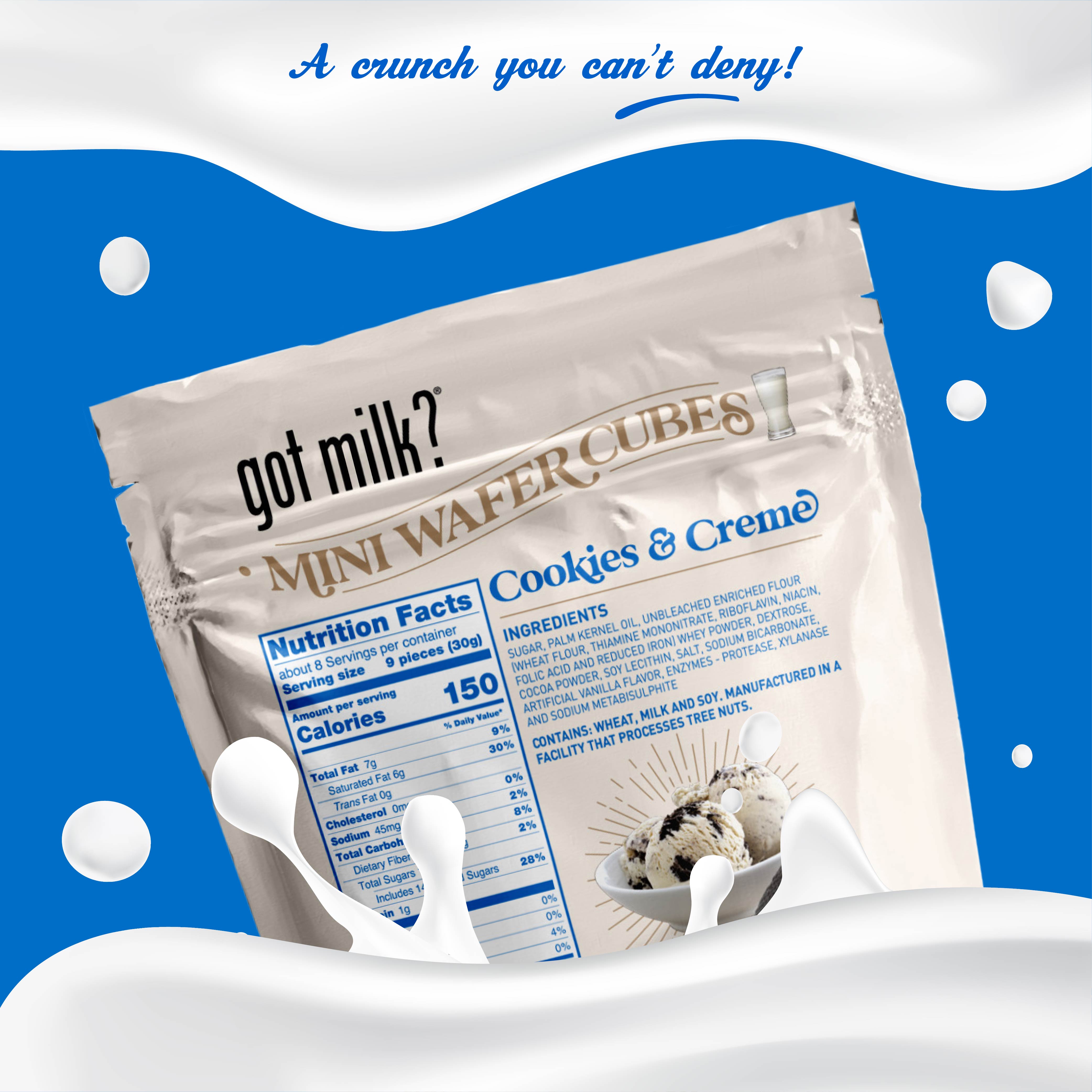 Cookies & Crème Wafer Cubes