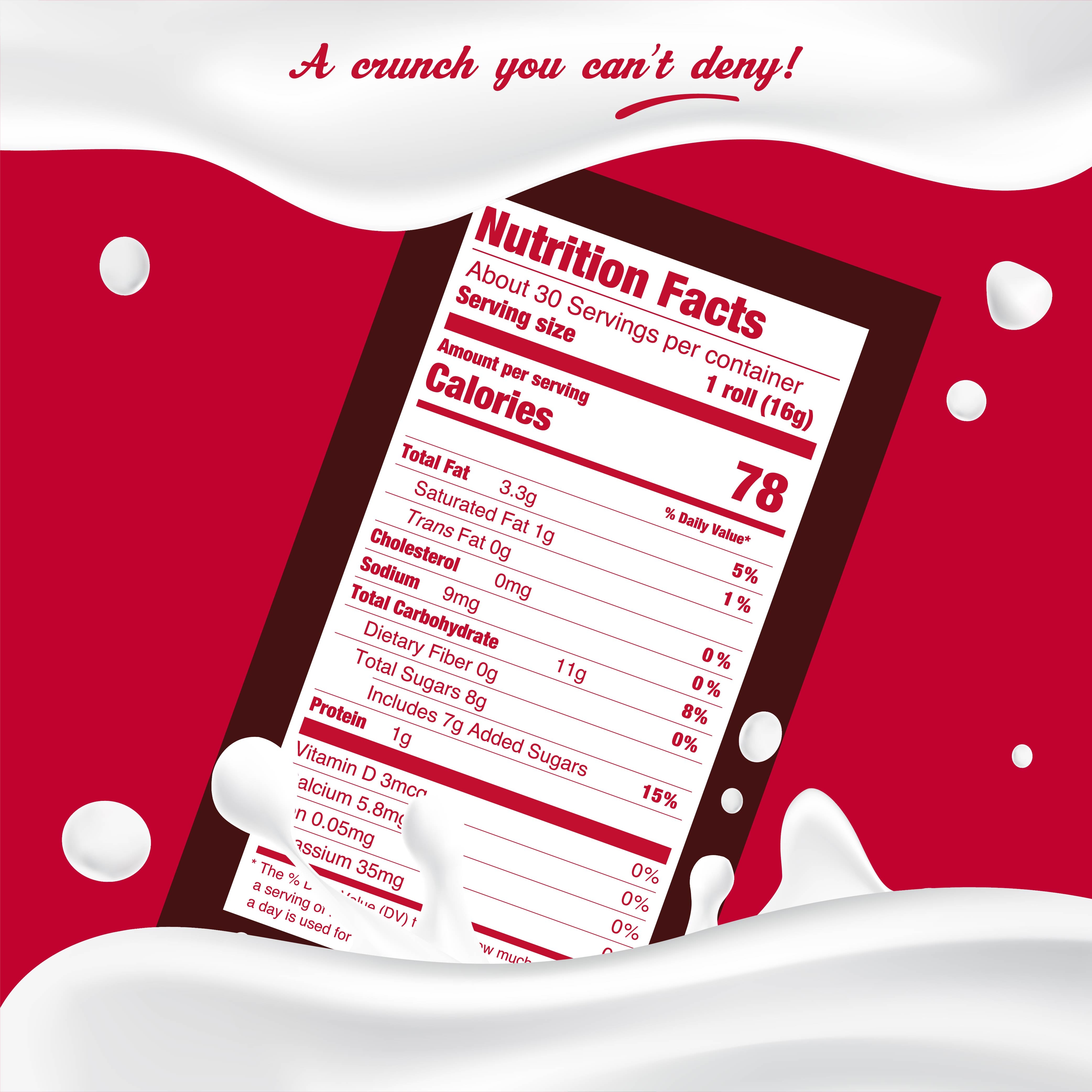 Hazelnut Wafer Rolls