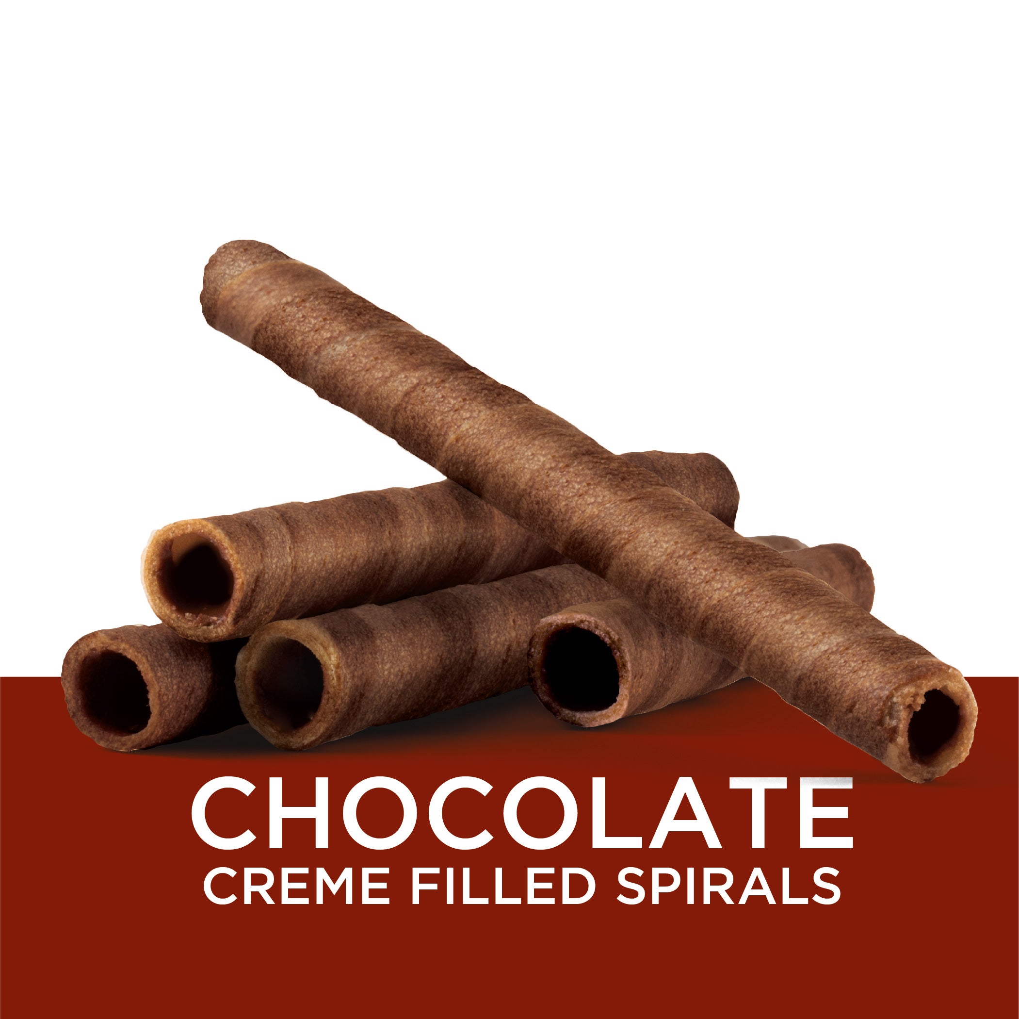 Chocolate Wafer Spirals